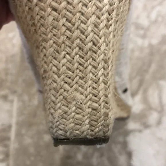 Skechers Womens Cloth Wedge (3.5”) Open Toe Sandals - Picture 7 of 12